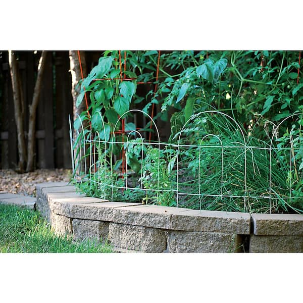 Glamos Wire Products Glamos Wire 18 in. Folding Fence Green (12-Pack)  778009 - The Home Depot