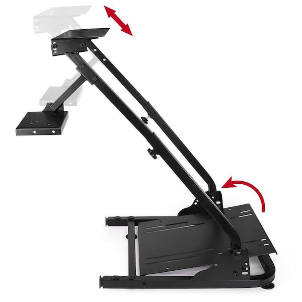 SEEUTEK Luyster Race Simulator Cockpit for Logitech G25, G27, G29 Height  Adjust Race Wheel Stand, Wheel and Pedals Not Included BZ-1022-84 - The  Home Depot