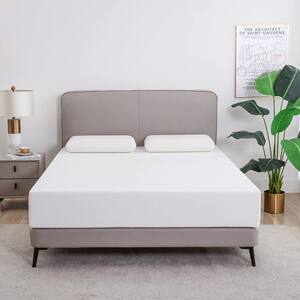 10 in. Medium Firm Memory Foam Tight Top Bed-in-a-Box with Breathable Removable Quilted Cover King White Mattress