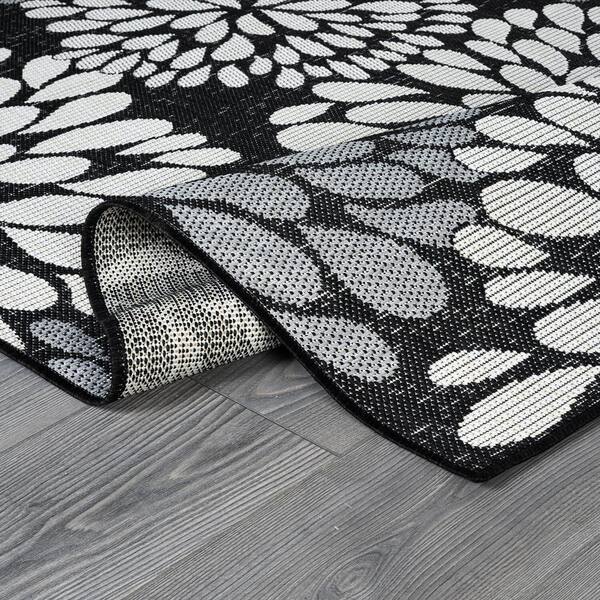 CAMILSON California Tropical Dark Gray 8 ft. x 10 ft