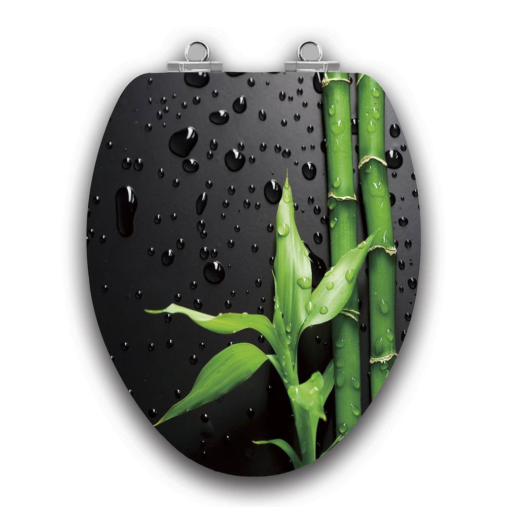 UPC 848726001013 product image for TOPSEAT Art of Acryl Piano Black Slow Close Elongated Closed Front Toilet Seat i | upcitemdb.com