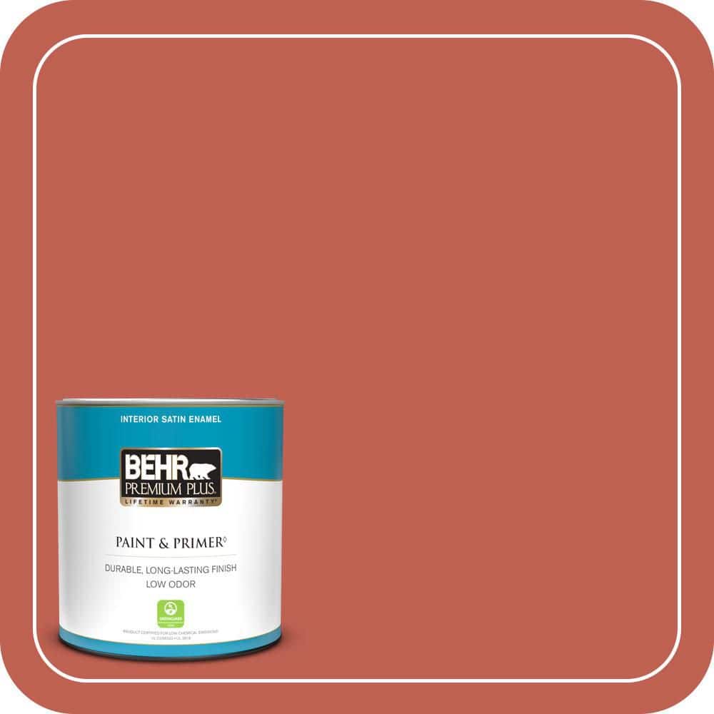1 qt. #190D-6 Red Jalapeno Satin Enamel Low Odor Interior Paint & Primer price history on PriceWatchPro