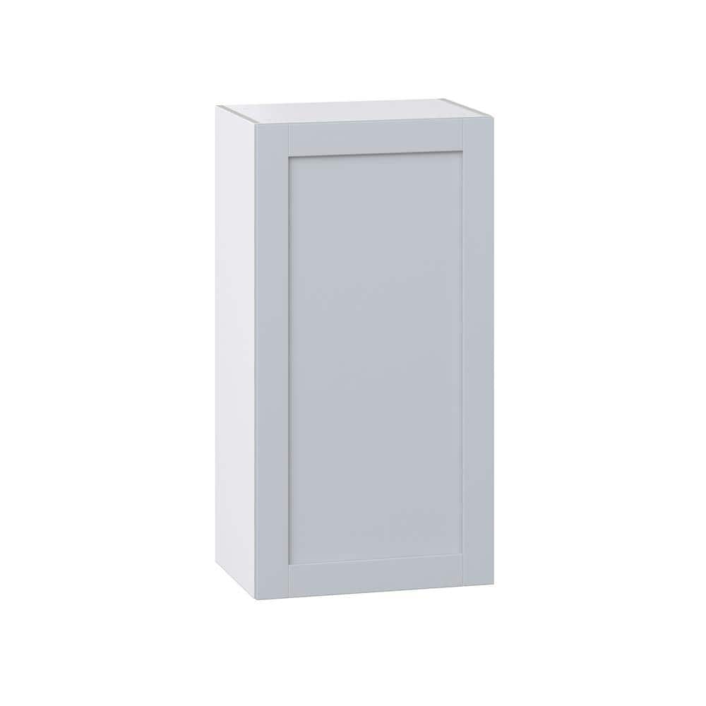 Milton 21 in. W x 14 in. D x 40 in. H Assembled Shaker Wall Kitchen Cabinet in Light Gray price history on PriceWatchPro