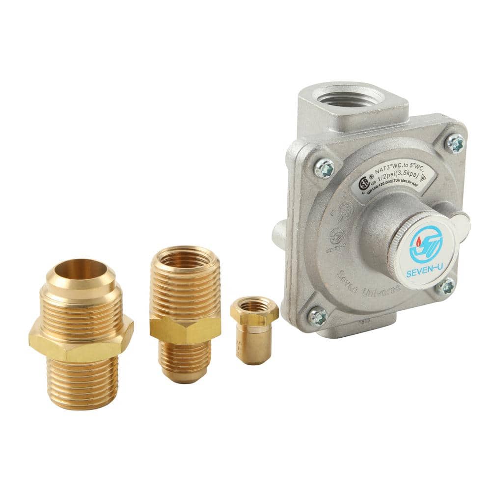 Cal Flame Brass and Silver Natural Gas Grill Conversion Kit