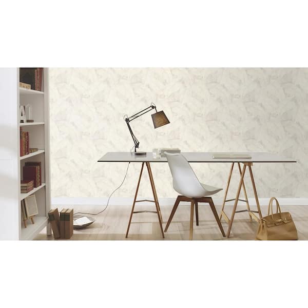 Galner Ivory Leaves Wallpaper