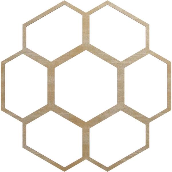 Ekena Millwork 34 in. x 12 in. x 0.375 in. Wood Medallion Moulding
