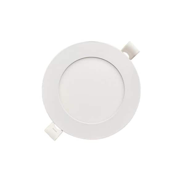 Plywell 4 in. IC Rated Dimmable Indoor LED Recessed Light Kit (7-Pack)