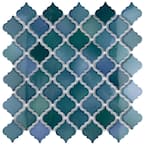 Hudson Tangier Aquamarine 12-3/8 in. x 12-1/2 in. Porcelain Mosaic Tile (11.0 sq. ft./Case)