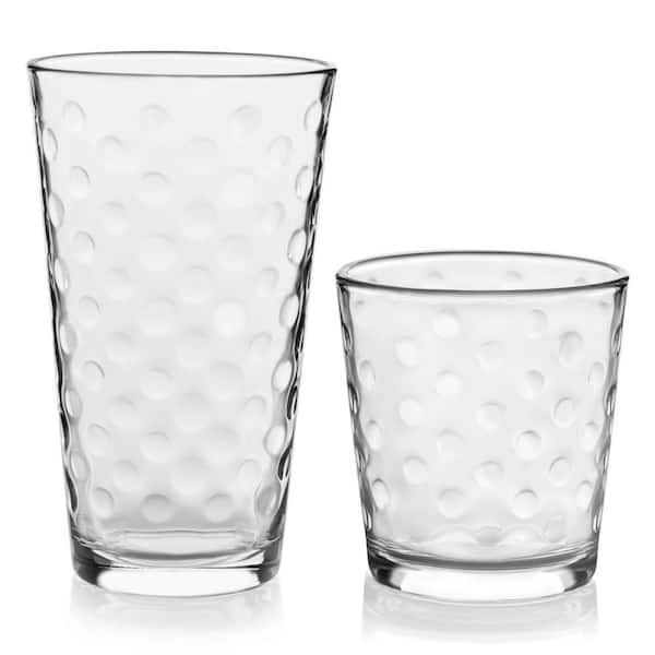 Libbey Awa 16-Piece Clear Glass Drinkware Set
