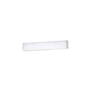 Strip 18 in. Brushed Aluminum LED Vanity Light Bar and Wall Sconce, 3000K