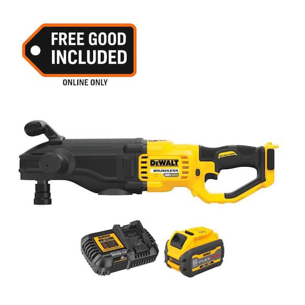 FLEXVOLT 60V MAX Lithium-Ion Cordless Brushless Quick-Change Stud and Joist Drill with FLEXVOLT 6 Ah Battery and Charger
