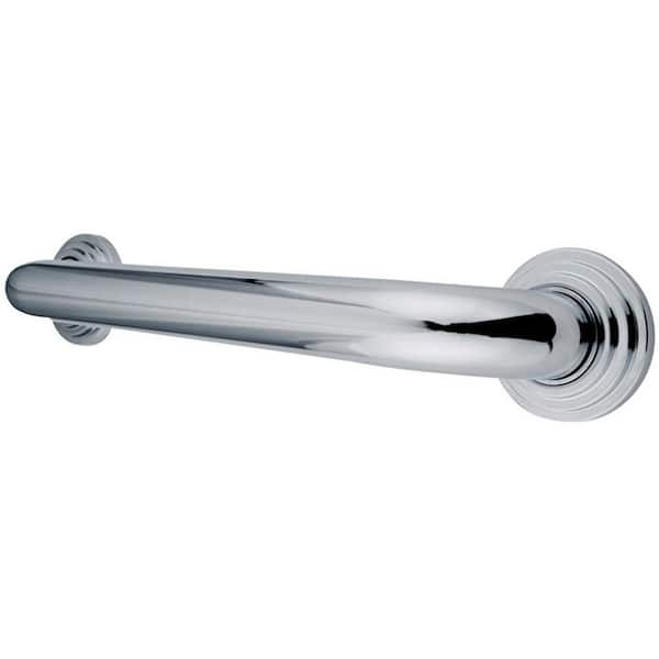 Kingston Brass Milano 18 in. x 1-1/4 in. Grab Bar in Polished Chrome