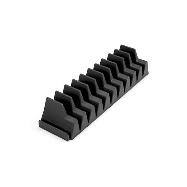 TEKTON 10-Tool Modular Slotted Organizer Set (Black)