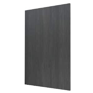 Carbon Marine Slab Style Base Kitchen Cabinet End Panel (36 in W x 0.75 in D x 34.5 in H)