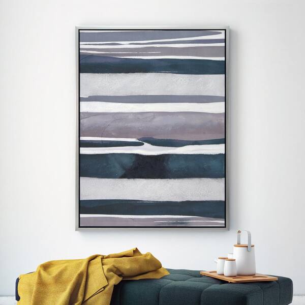 Empire Art Direct "Cobalt Streaks 2" by Martin Edwards Framed Textured