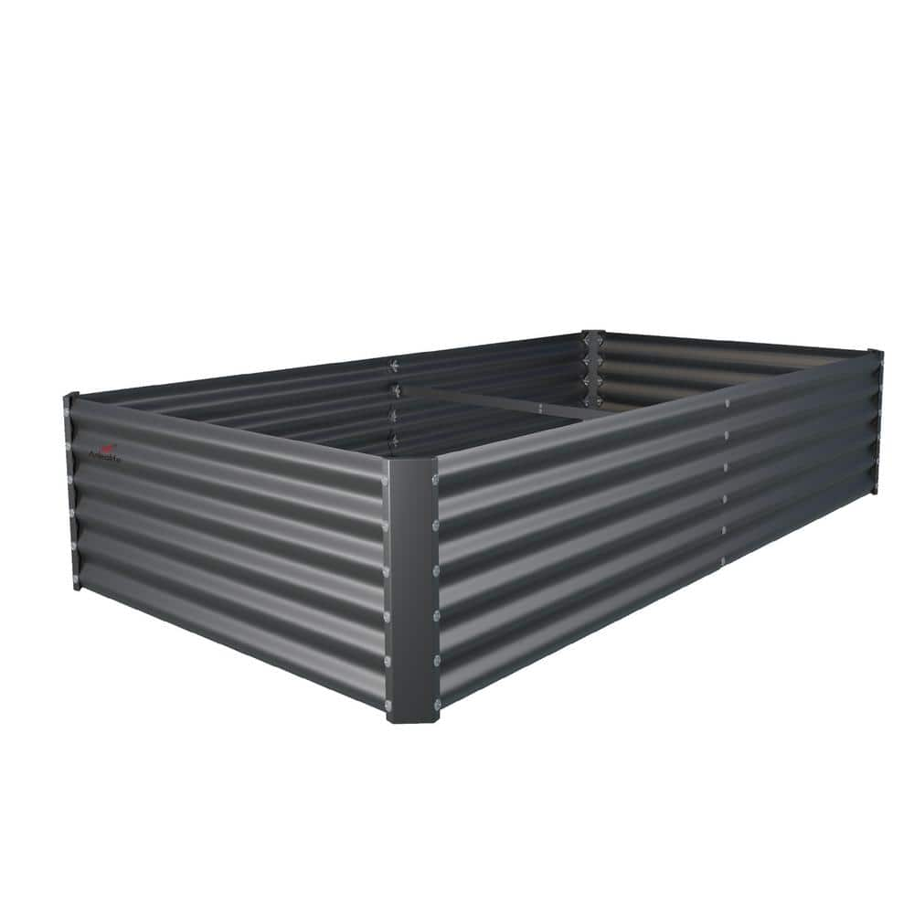 Cesicia 6 FT x 3 FT x 1.5 FT Outdoor Gray Rectangular Alloy Steel ...