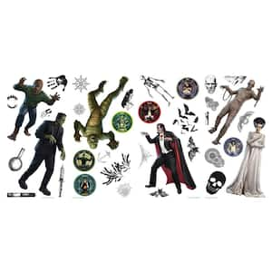 Green Classic Monsters Peel and Stick Wall Decals