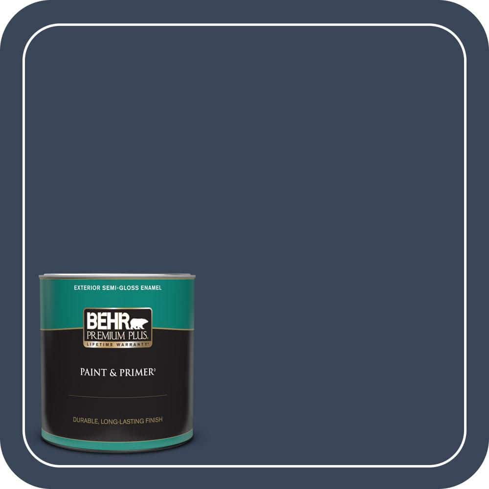 1 qt. #590F-7 Peaceful Night Semi-Gloss Enamel Exterior Paint & Primer price history on PriceWatchPro