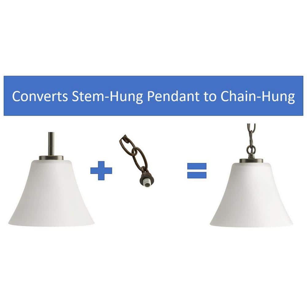 Antique Bronze Loop and Chain Hanging Kit