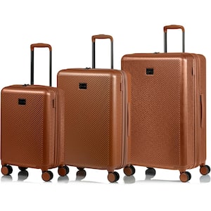 Karl home 4-Piece Multifunctional Large Capacity Traveling Storage Suitcase  Rose Gold 830410633594 - The Home Depot