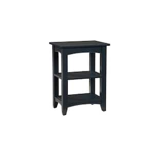 Shaker Cottage Charcoal Gray Storage End Table