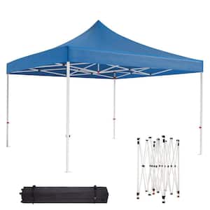 Z-SHADE 10 ft. x 10 ft. Blue Peak Instant Canopy ZS1010PKBL