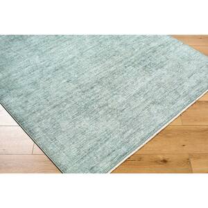 Galey Alix x Livabliss Maria Elena II Slate 2 ft. 7 in. x 7 ft. 3 in. Vintage Medallion Area Rug