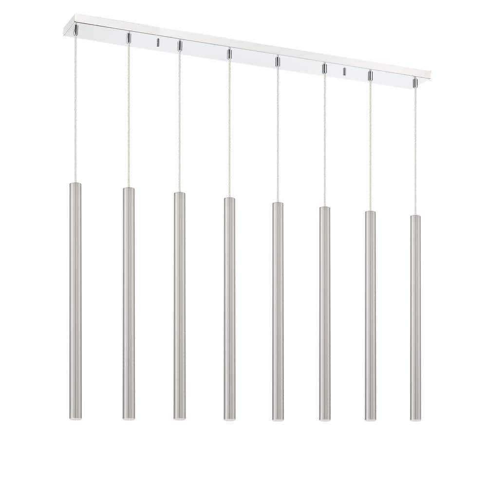 Modern Brushed Nickel LED Island & Billiard Light, 44.25in