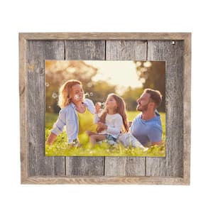 Josephine 8 in. x 10 in. Weathered Gray Picture Frame