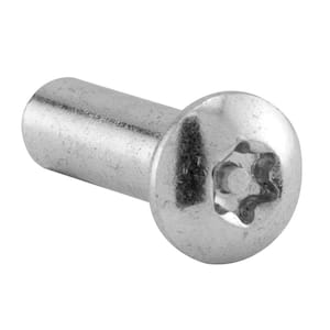 T-27 Torx Barrel Nut, #10-24 in. x 5/8 in. Stainless Steel Construction