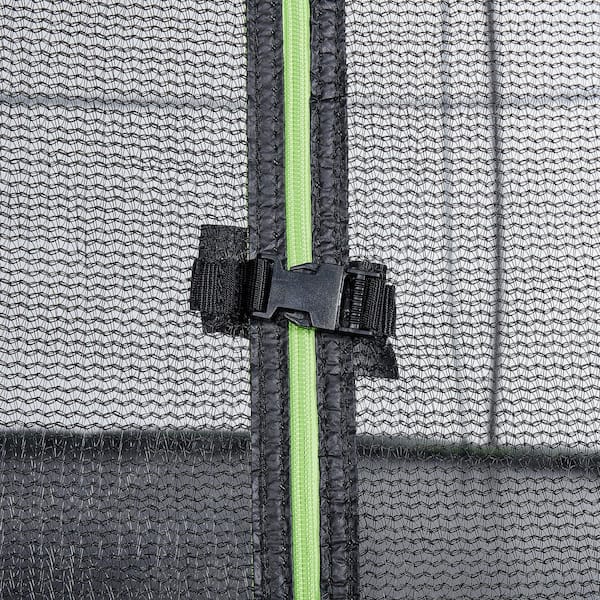 JUMPKING 14 ft. Round Trampoline with Protective Enclosure and