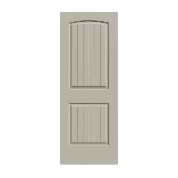 24 in. x 80 in. Santa Fe Desert Sand Painted Smooth Molded Composite MDF Interior Door Slab