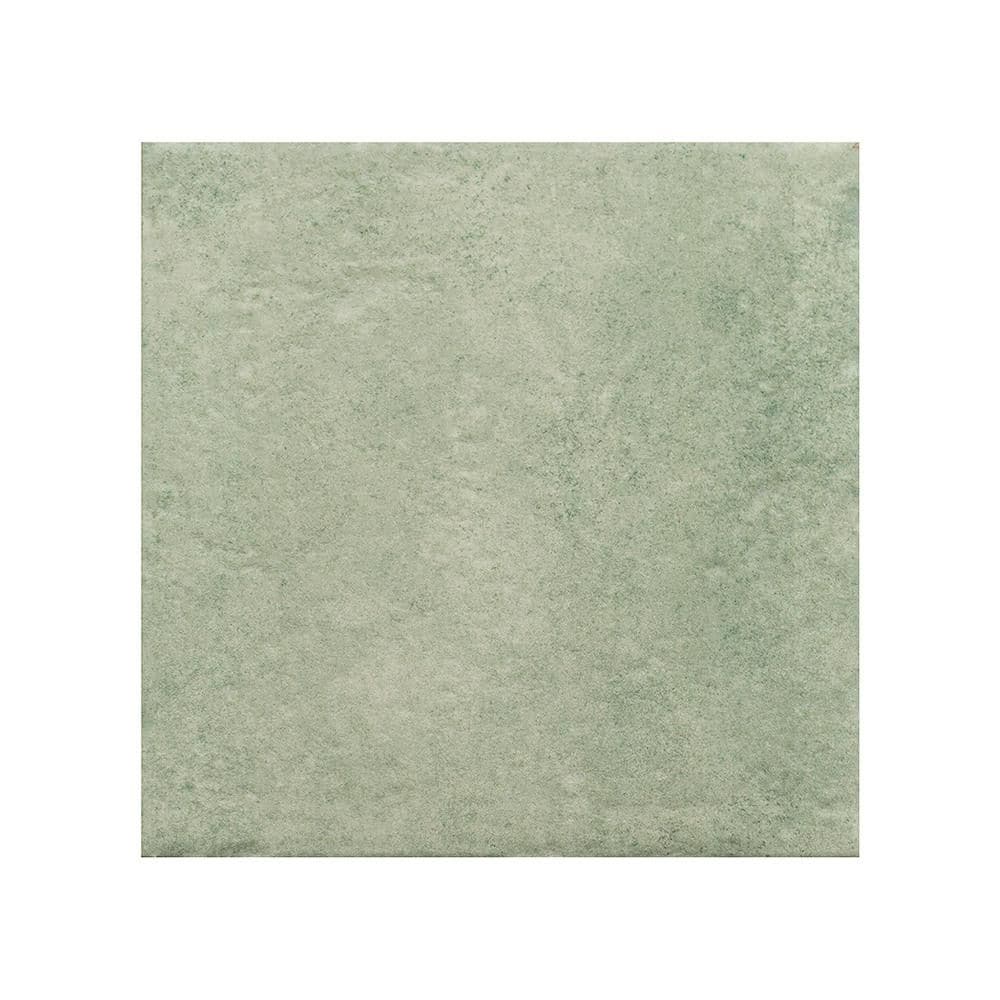 Take Home Sample-Stellar Solid Green 4 in. x 4 in. Matte Porcelain Square Wall and Floor Tile Sample price history on PriceWatchPro