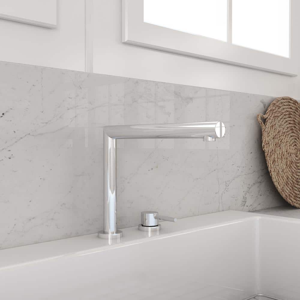 Chrome Single Handle Kitchen Faucet with Pull-out Spray