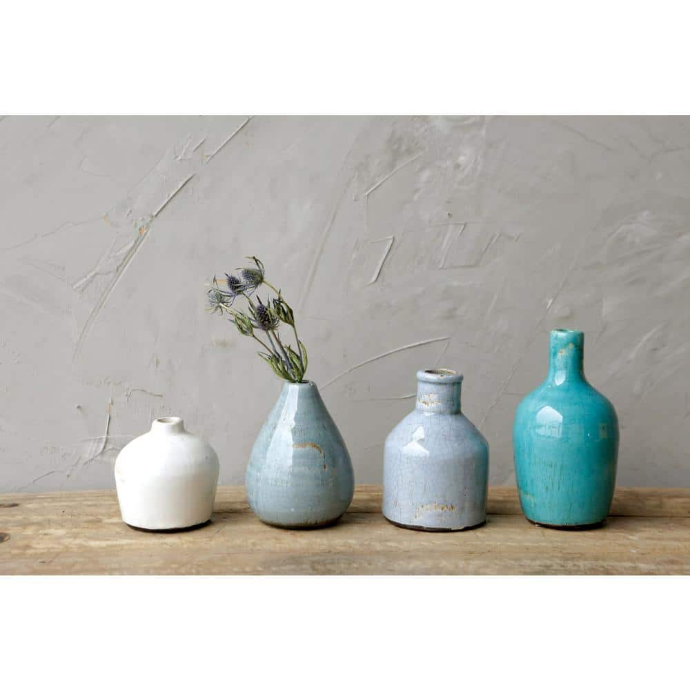 Terracotta Floor Jug in White  Shop Watertight Vases at