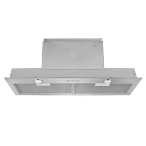 30 in. 650 Max Blower CFM Convertible Built In Insert for Custom Range Hood with Easy Install System Stainless Steel