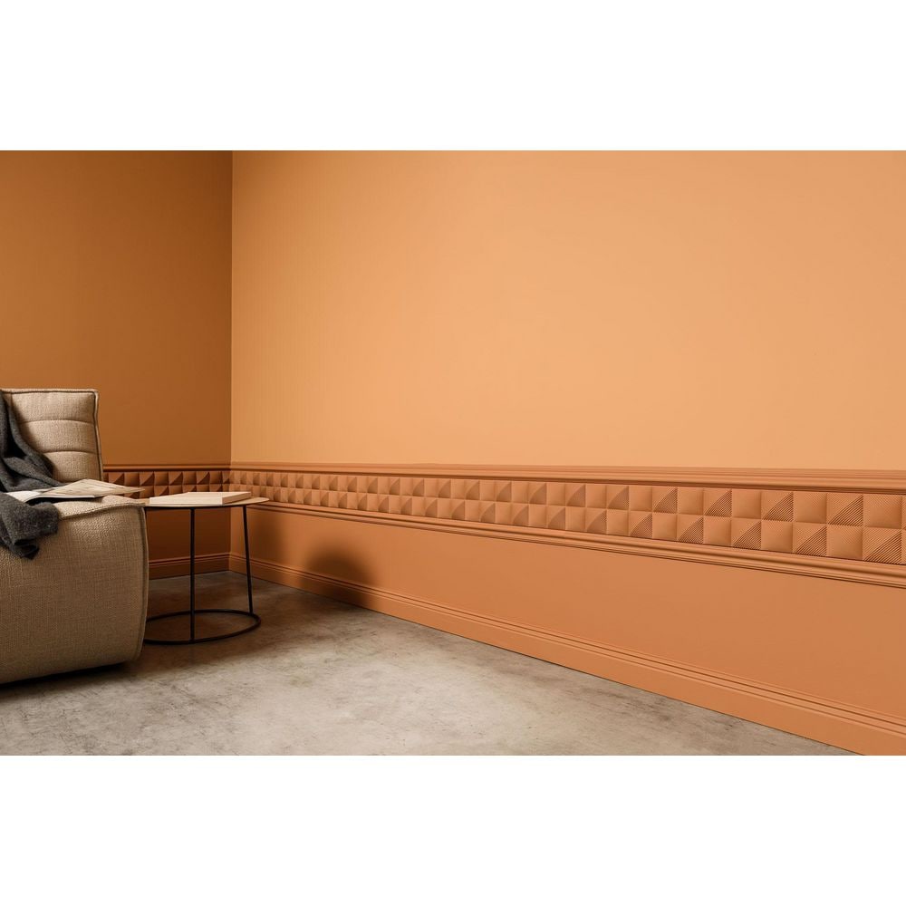 Primed White High Impact Polystyrene Baseboard Moulding Set