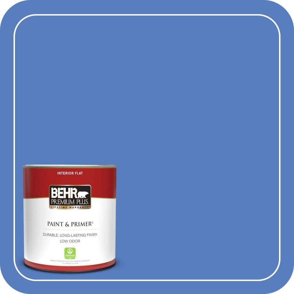 1 qt. #MQ4-25 Blue Iolite Flat Low Odor Interior Paint & Primer price history on PriceWatchPro