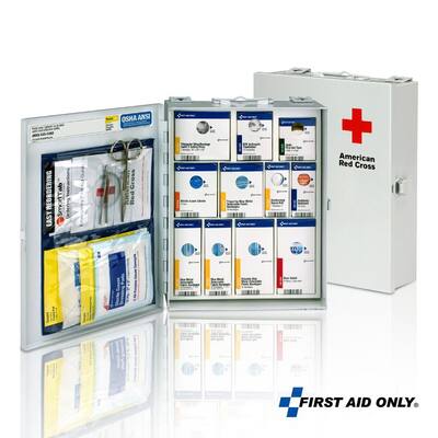 232-Piece First Aid Kit – OSHA ANSI Compliant, For 50 People – Home/Office/Warehouse