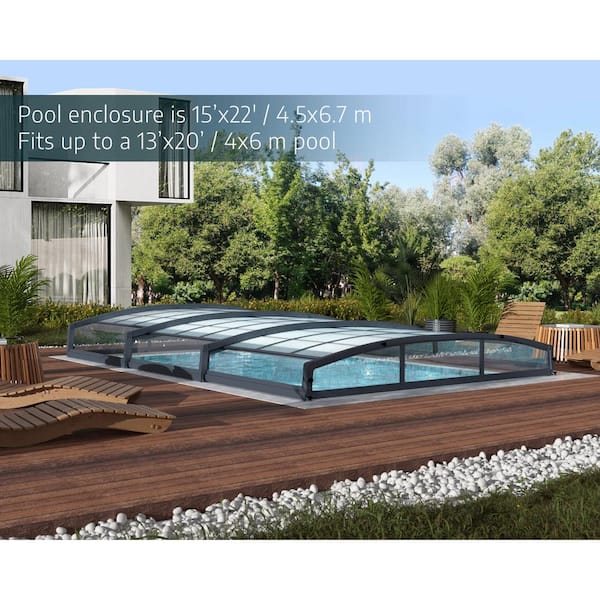 Topmart 21ft Aluminum Inground Swimming Pool Cover Lebanon