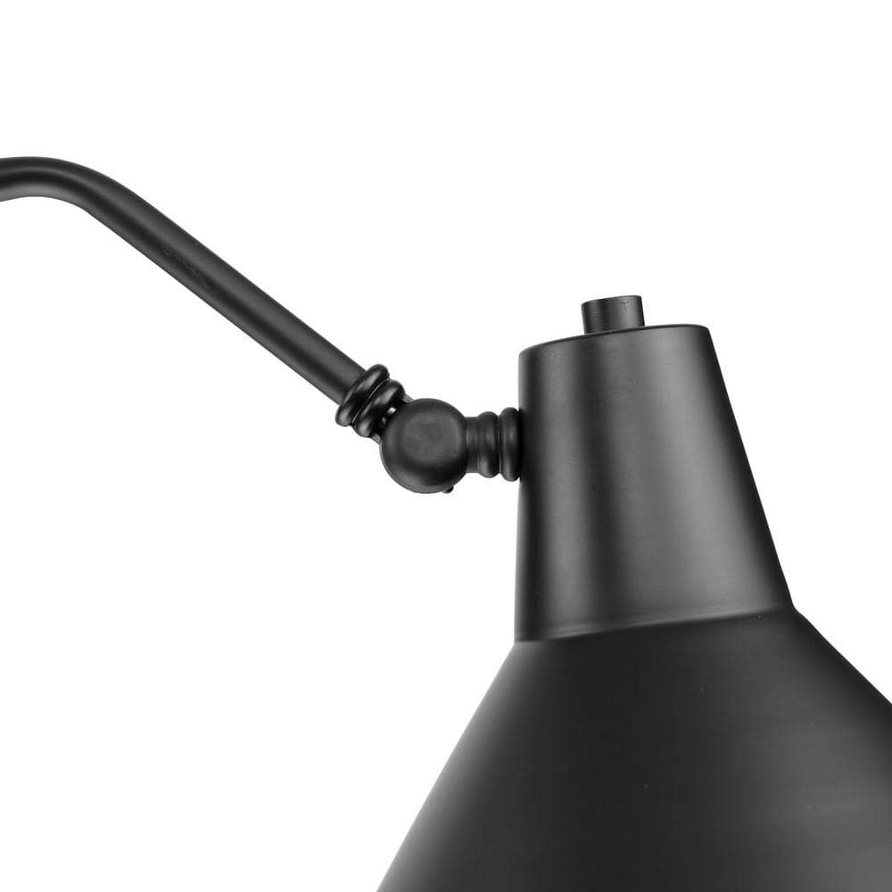 Trimble Matte Black Mid-Century Modern Chandelier