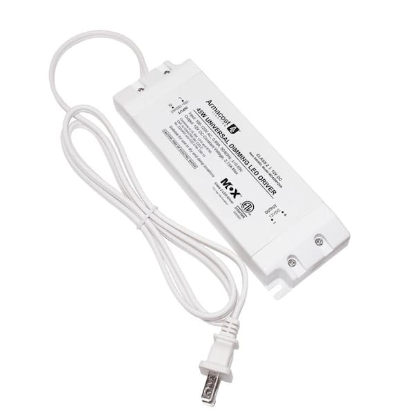 Armacost Lighting White 45-Watt LED Power Supply Dimmable Driver Transformer