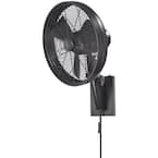 MINKA-AIRE Anywhere 15 in. Indoor/Outdoor Matte Black Wall Mount