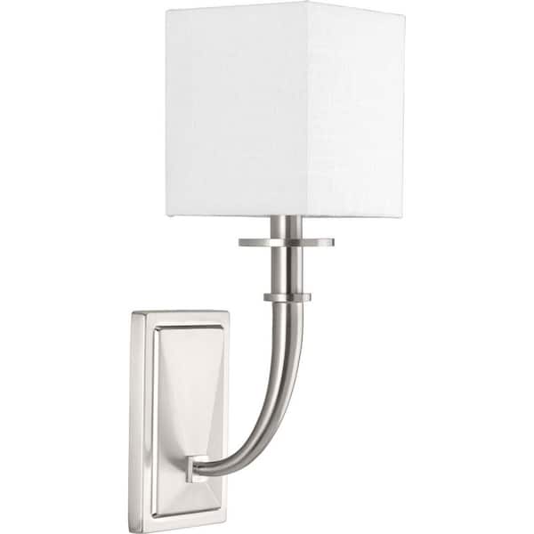 Progress Lighting Avana Collection 1-Light Brushed Nickel Wall Sconce