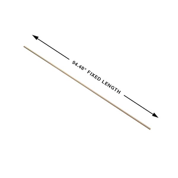 French Oak Roseville 0.66 in. Thickness x 1.1 in. Width x 94.48 in. Length Quarter Round Molding