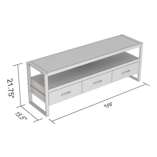 Channel COS348 29 x 48 x 30 Aluminum Convection Oven Stand