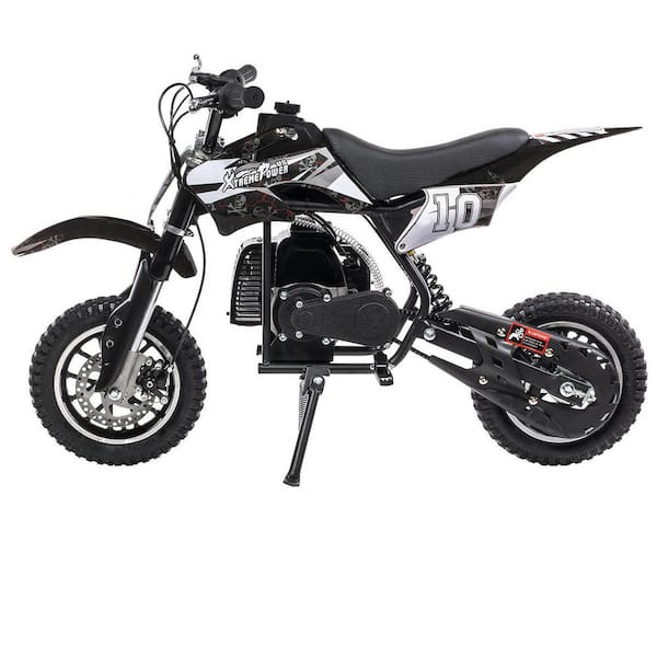 XtremepowerUS 49 cc 2-Stroke Gas Dirt Devil Power Mini Pocket Dirt Bike  Dirt Off Road Motorcycle Ride-on Kickstand 99729 - The Home Depot