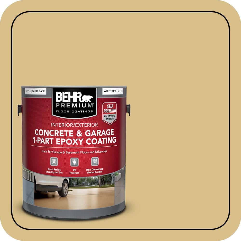 1 gal. #MQ2-18 Honey Tea Self-Priming 1-Part Epoxy Satin Interior/Exterior Concrete and Garage Floor Paint price history on PriceWatchPro