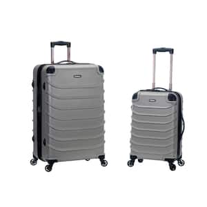 Expandable Speciale 2-Piece Hardside Spinner Luggage Set, Silver