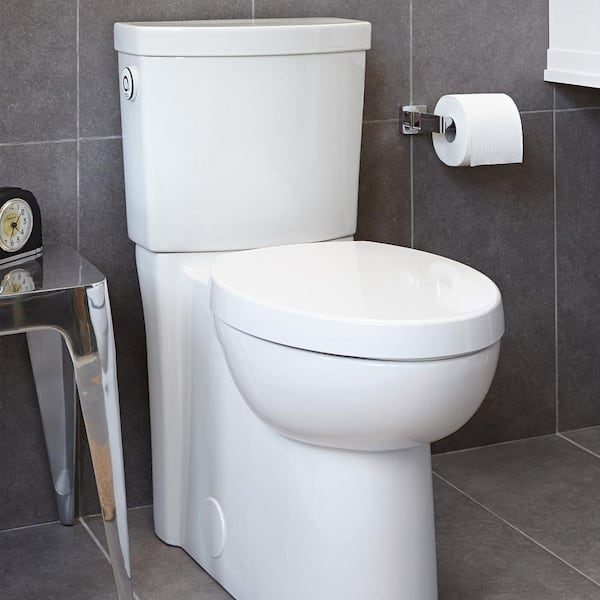 Studio Tall Height 1.6 GPF Round Front Toilet Bowl Only in White